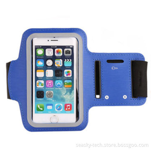 Universal armband case with key pocket for mobile phone